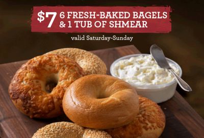 For $7 Shmear Society Members Can Celebrate Valentine's Day with 6 Bagels and 1 Shmear Tub