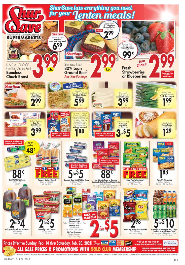 Gerrity's Supermarket Weekly Ad Flyer February 14 to February 20, 2021