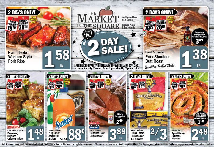 The Market In The Square Weekly Ad Flyer February 14 to February 20, 2021