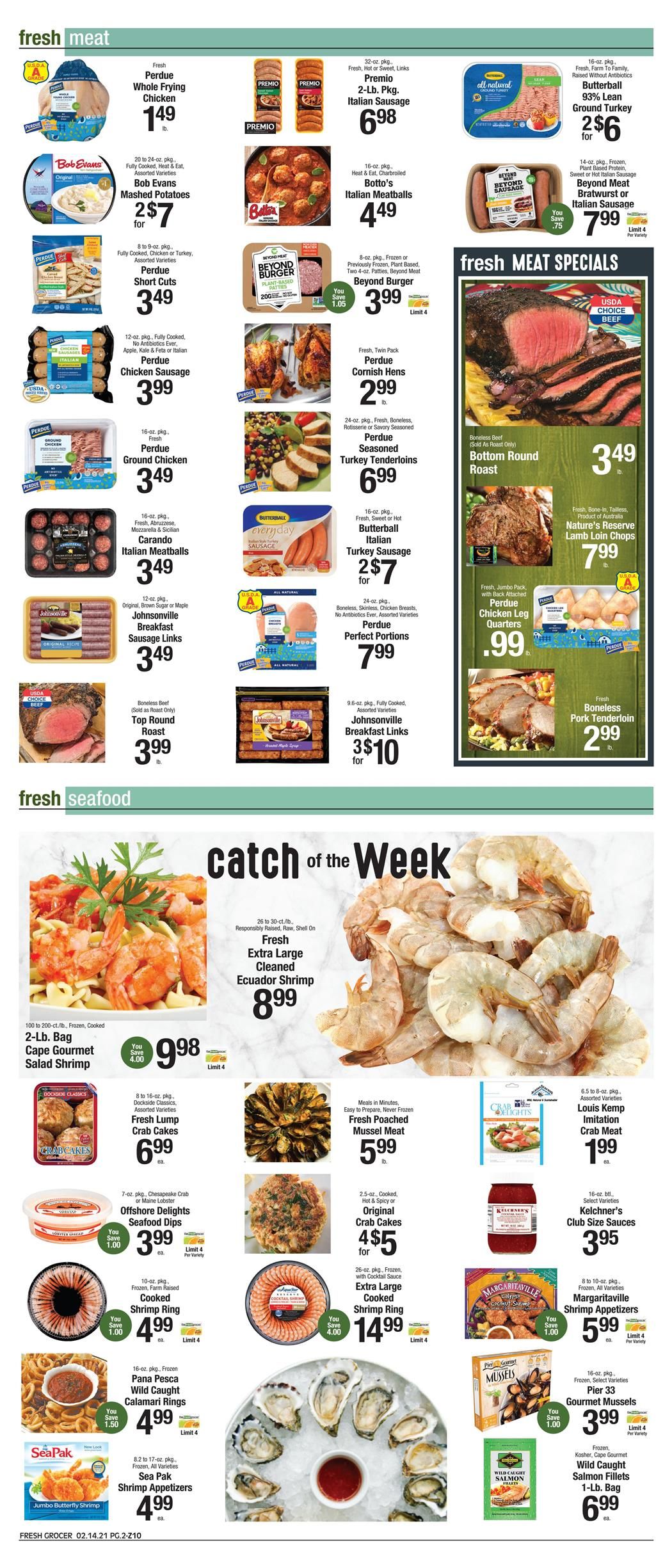 The Fresh Grocer Weekly Ad Flyer February 14 to February 20, 2021