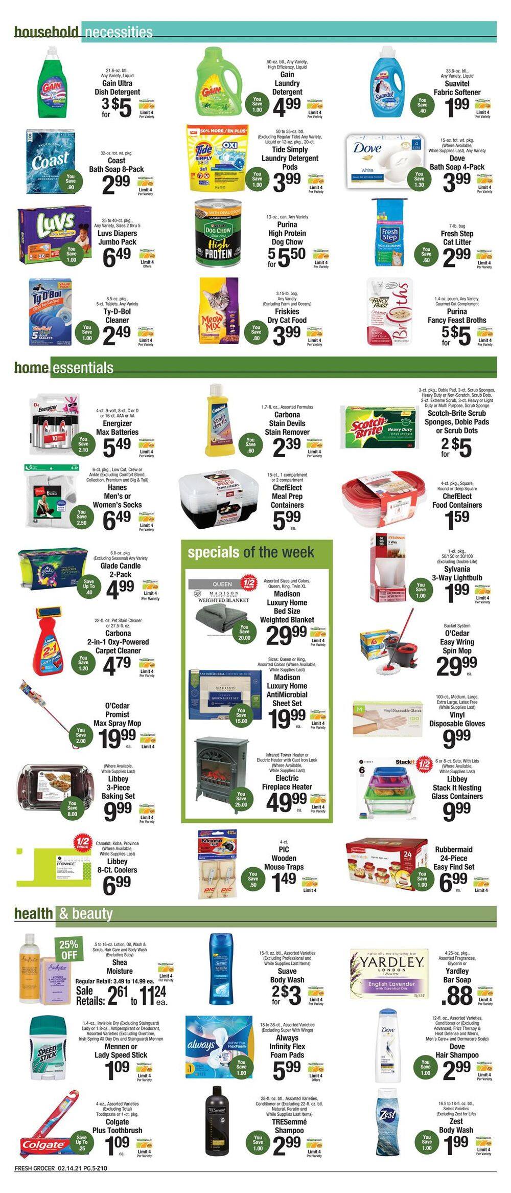 The Fresh Grocer Weekly Ad Flyer February 14 to February 20, 2021