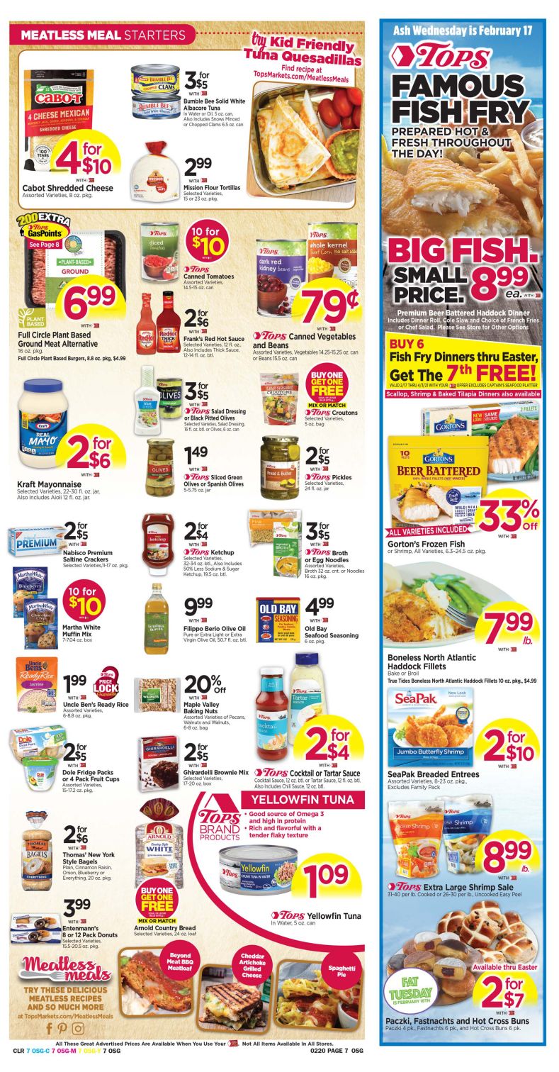 Tops Friendly Markets Weekly Ad Flyer February 14 to February 20, 2021