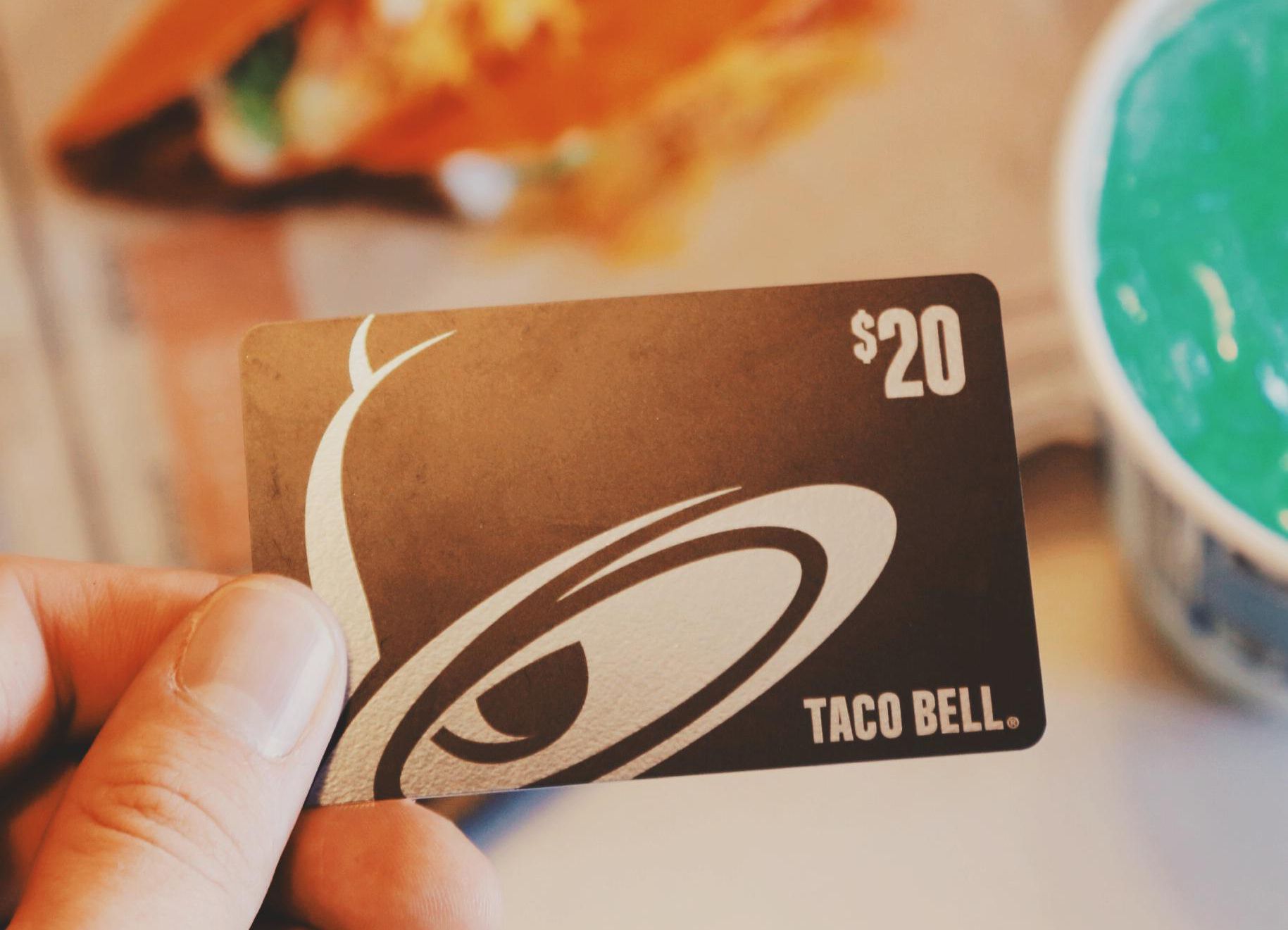 February 14 and 15: Enjoy 10% Off Taco Bell eGift Cards When You Spend $20 or More February 14 and 15: Enjoy 10% Off Taco Bell eGift Cards When You Spend $20 or More