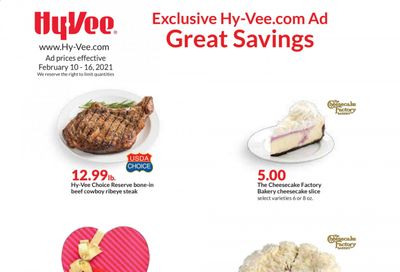 Hy-Vee (IA, IL, KS, MN, MO, NE, SD, WI) Weekly Ad Flyer February 10 to February 16