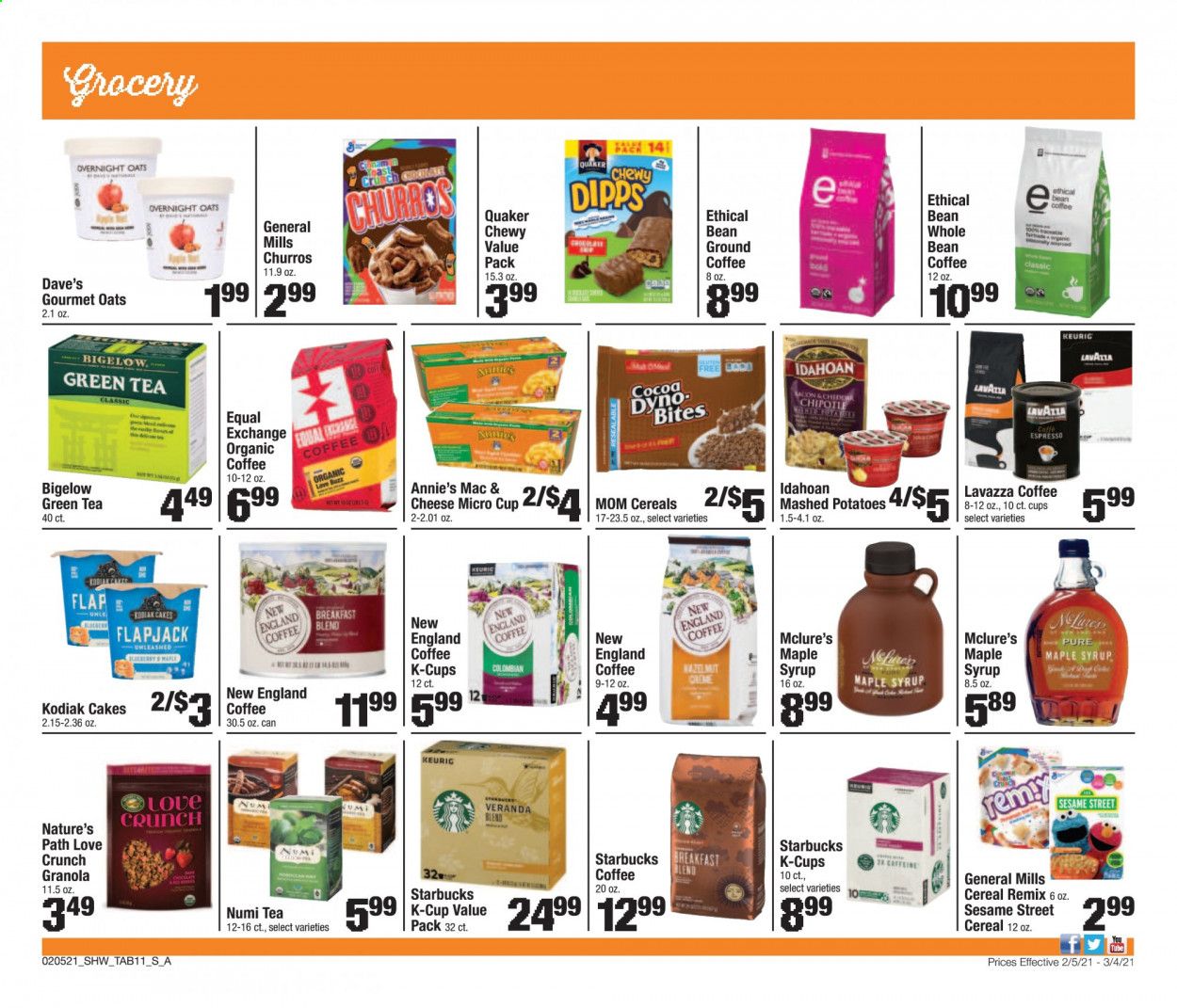 Shaw’s (MA, ME, NH, RI, VT) Weekly Ad Flyer February 5 to March 4