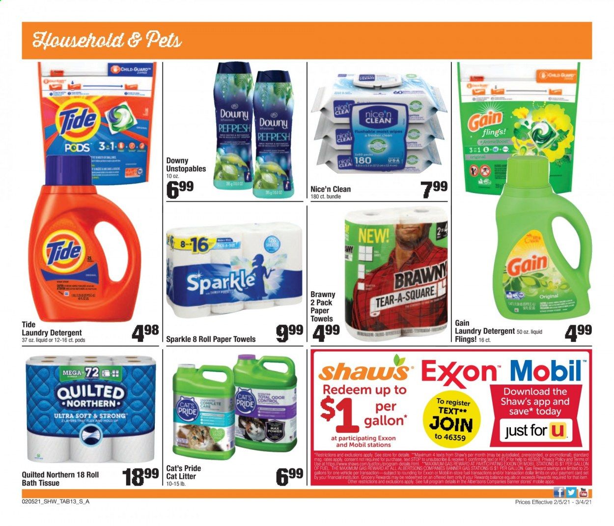 Shaw’s (MA, ME, NH, RI, VT) Weekly Ad Flyer February 5 to March 4