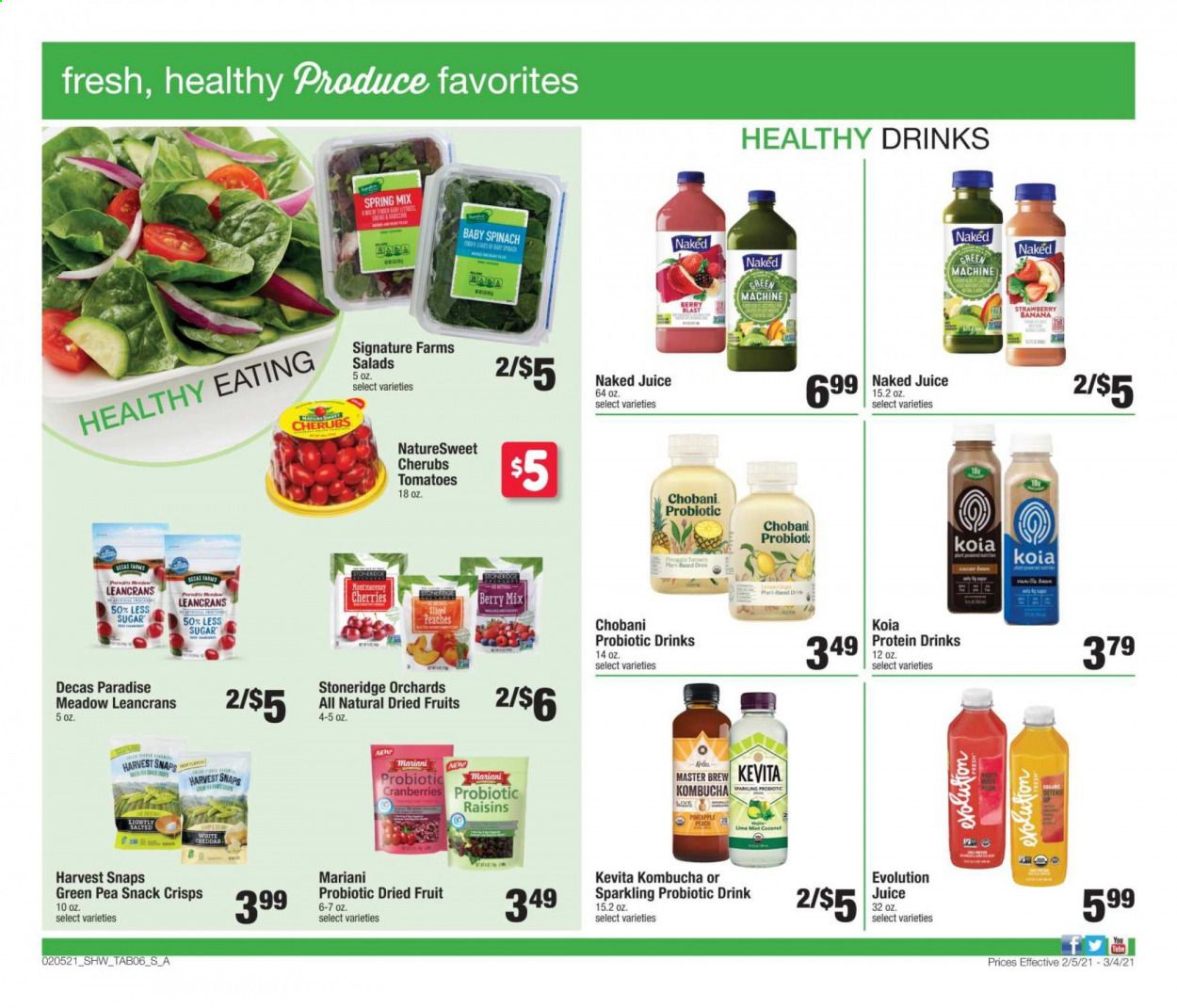 Shaw’s (MA, ME, NH, RI, VT) Weekly Ad Flyer February 5 to March 4