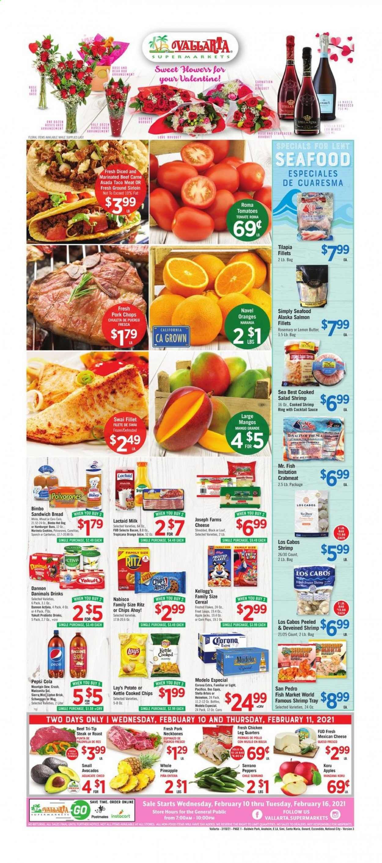 Vallarta (CA) Weekly Ad Flyer February 10 to February 16