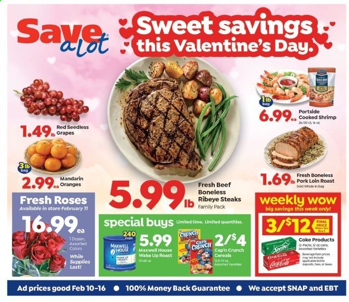 Save a Lot Weekly Ad Flyer February 10 to February 16