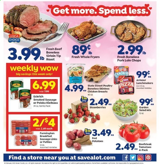 Save a Lot Weekly Ad Flyer February 10 to February 16