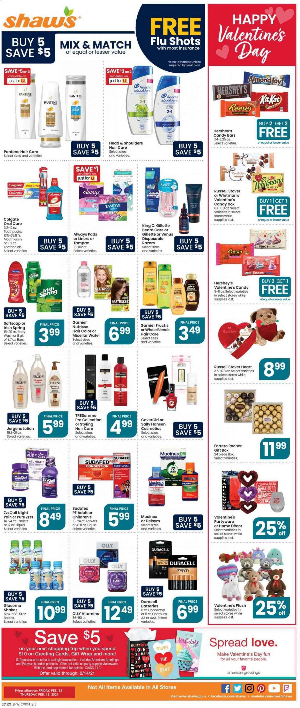Shaw’s (MA, ME, NH, RI, VT) Weekly Ad Flyer February 11 to February 17