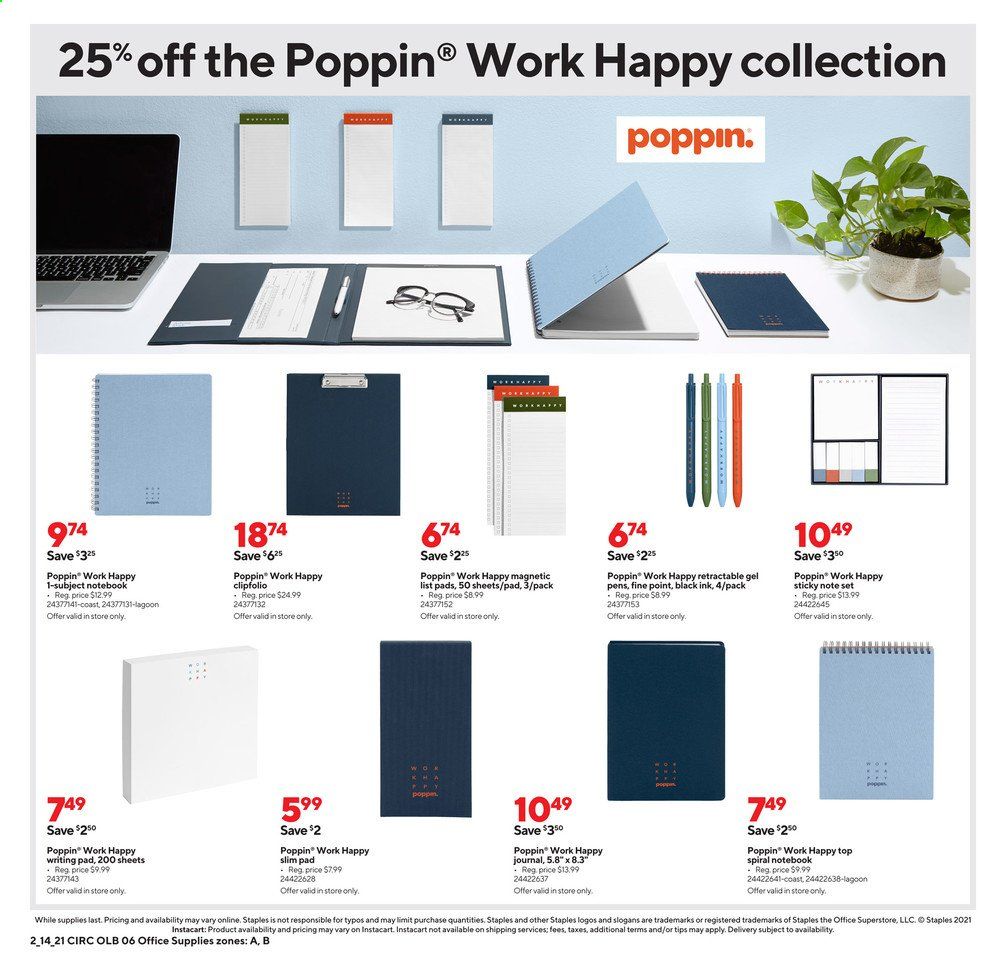 Staples Weekly Ad Flyer February 14 to February 20
