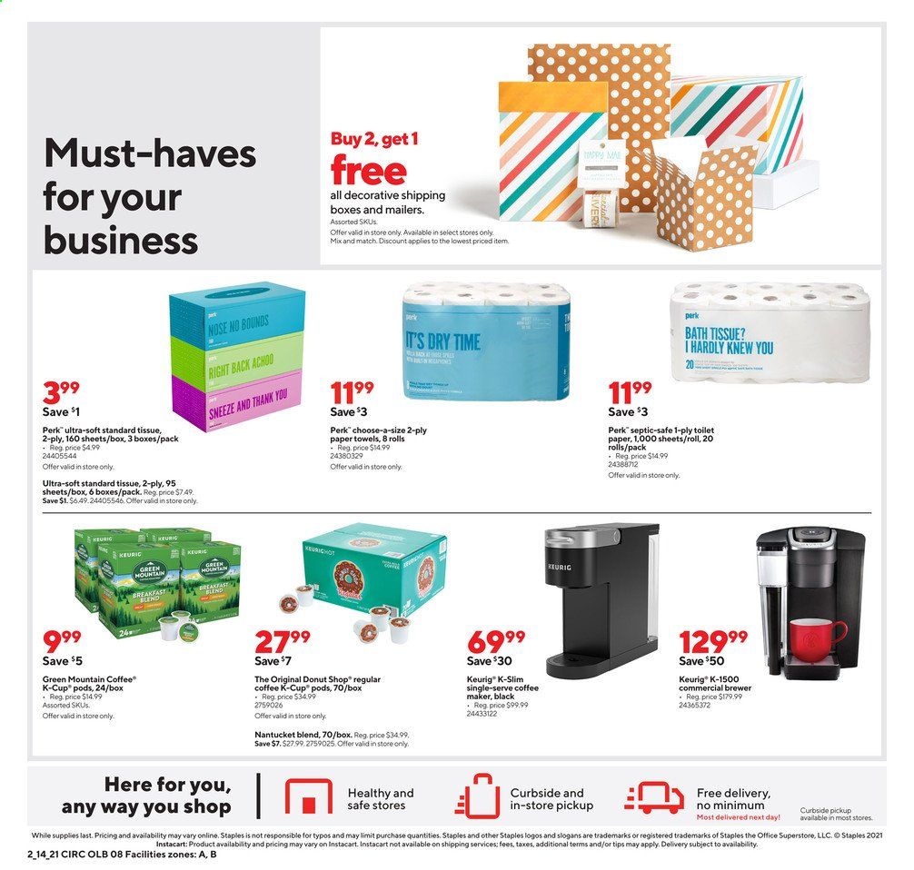 Staples Weekly Ad Flyer February 14 to February 20