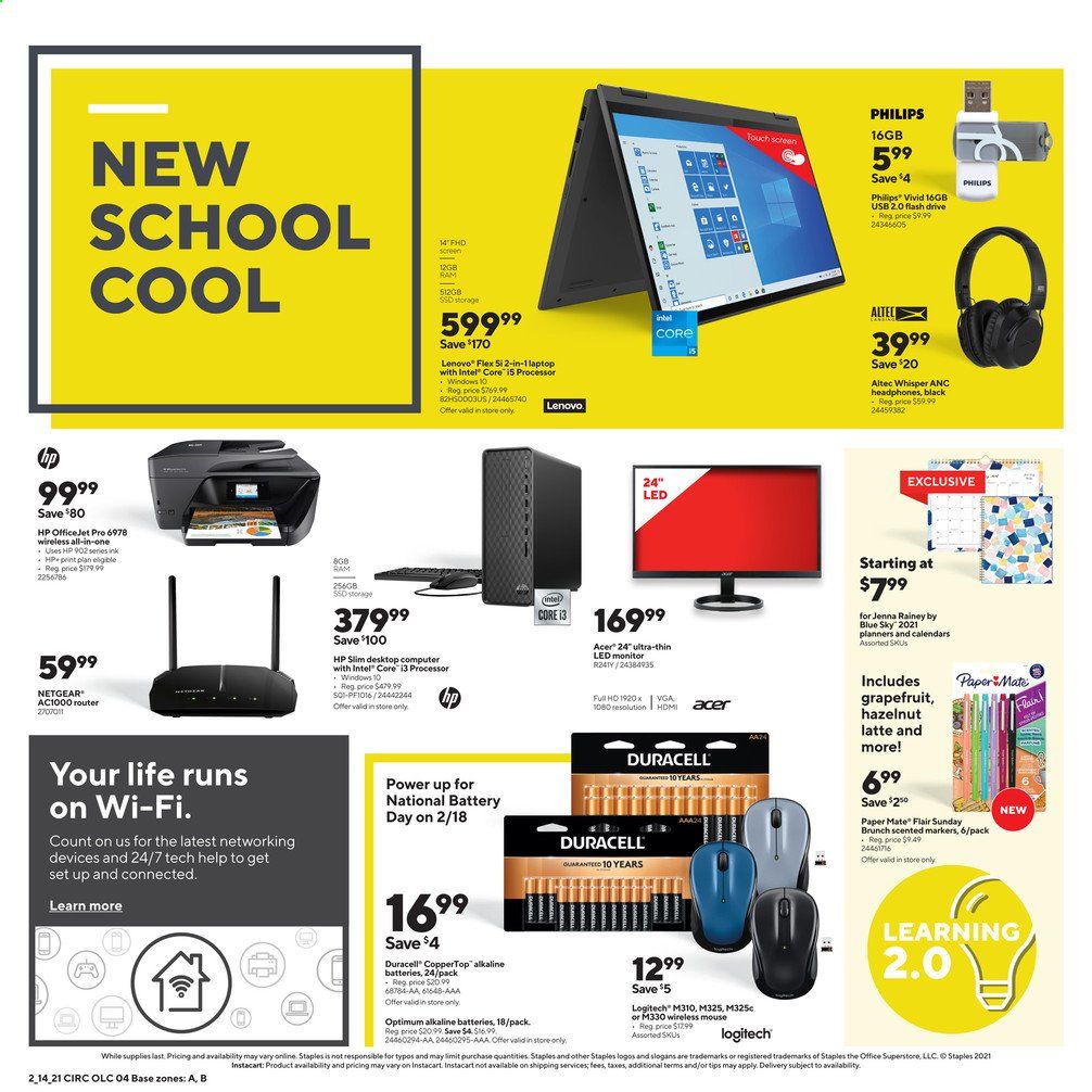 Staples Weekly Ad Flyer February 14 to February 20