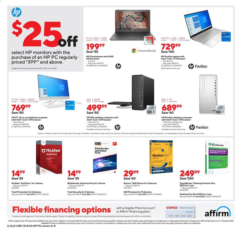 Staples Weekly Ad Flyer February 14 to February 20