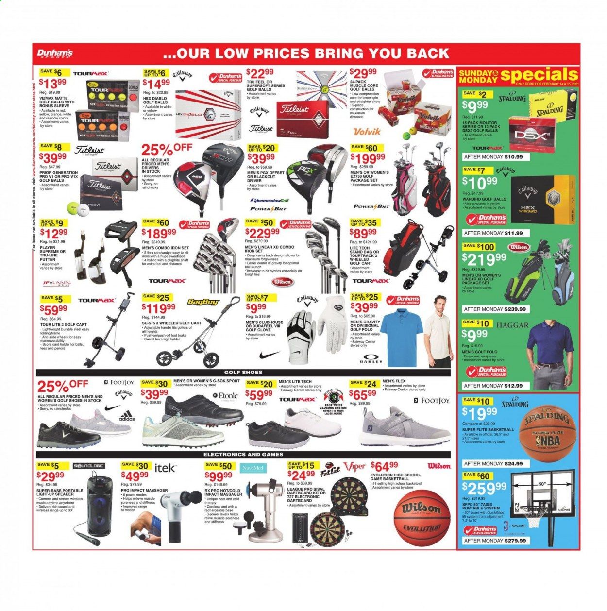 Dunham's Sports Weekly Ad Flyer February 13 to February 18