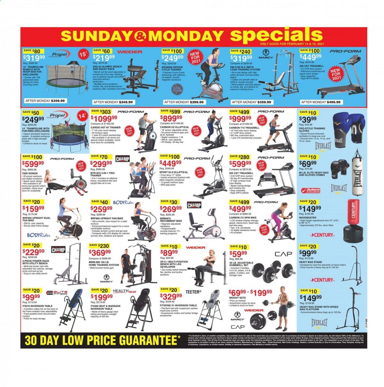 Dunham's Sports Weekly Ad Flyer February 13 to February 18