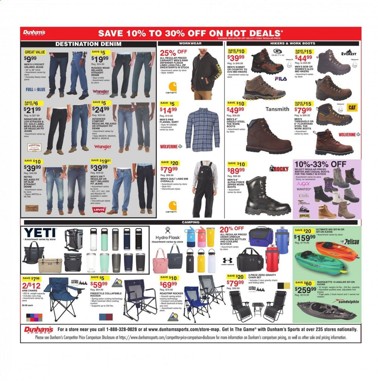 Dunham's Sports (AL, GA, KY, NC, OK, TN, VA, WV) Weekly Ad Flyer February 13 to February 18