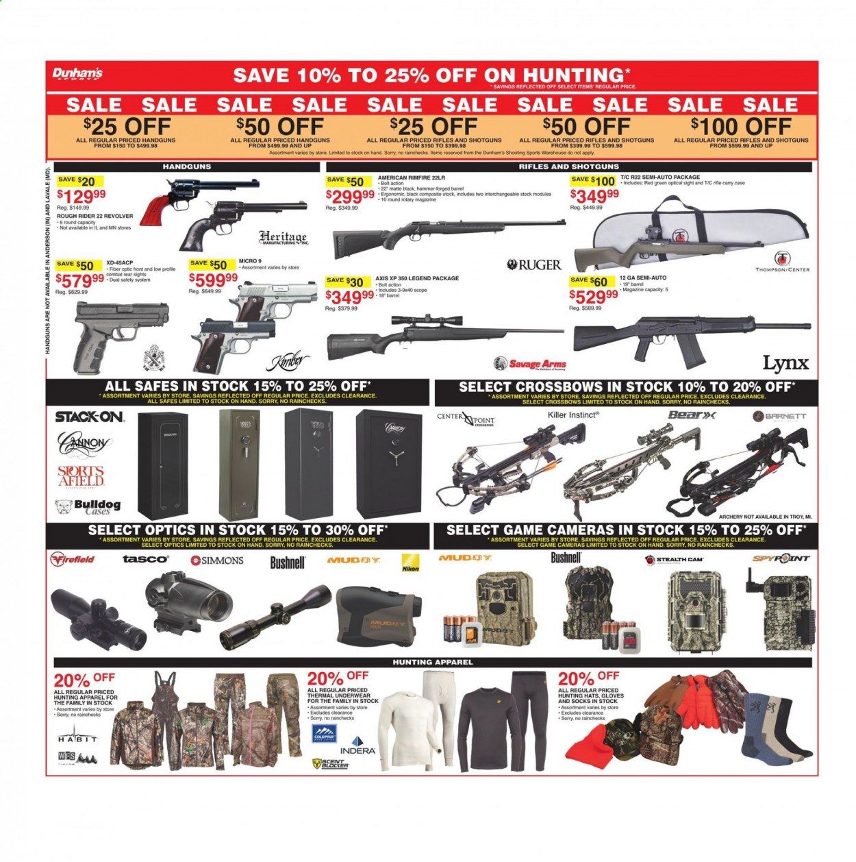 Dunham's Sports (AL, GA, KY, NC, OK, TN, VA, WV) Weekly Ad Flyer February 13 to February 18