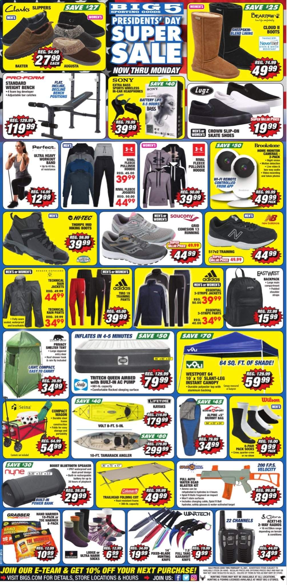 Big 5 Weekly Ad Flyer February 12 to February 15