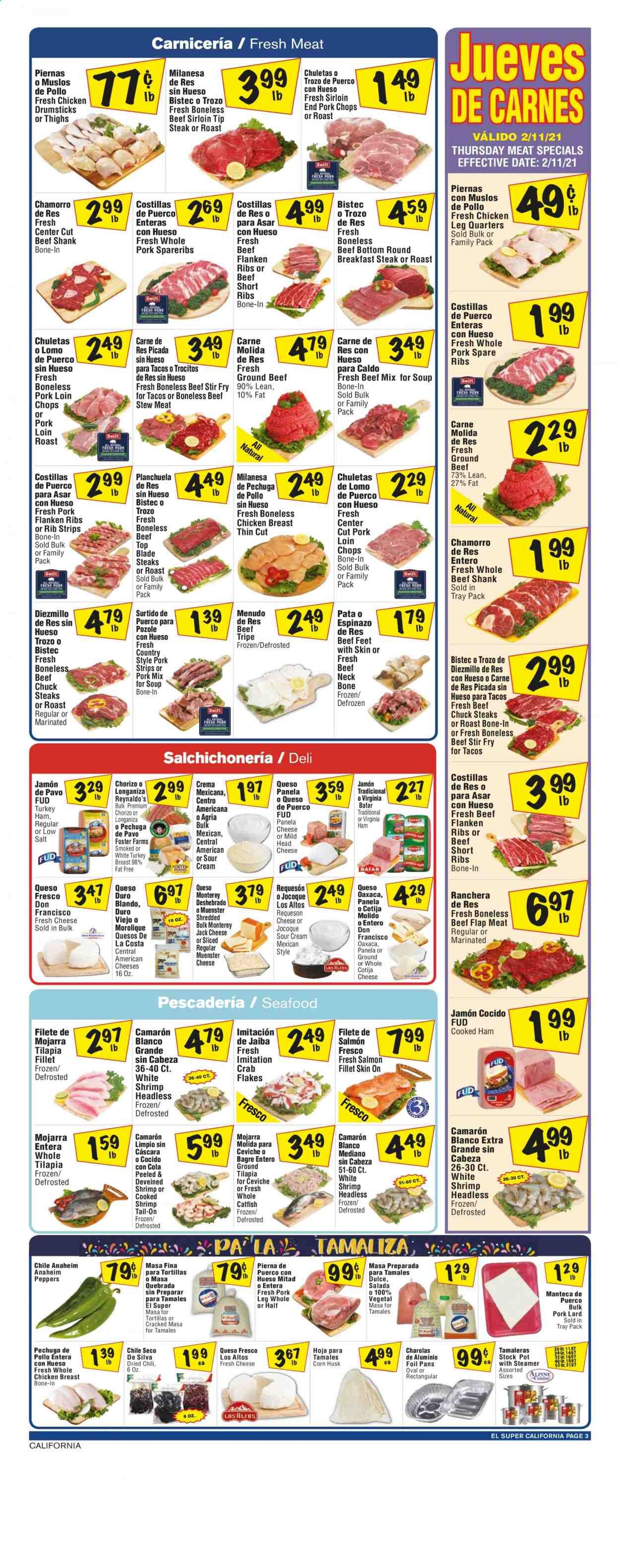 El Super (AZ, CA, NM, NV, TX) Weekly Ad Flyer February 10 to February 16