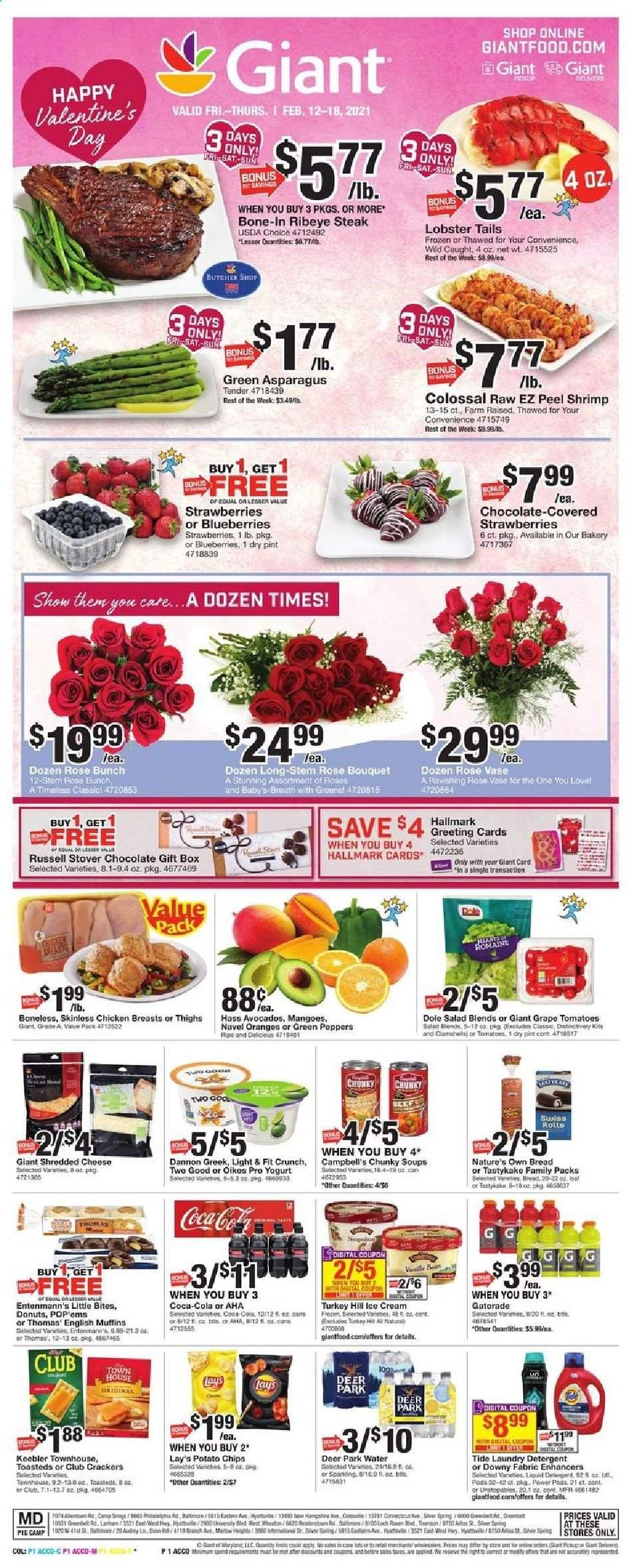Giant Food Weekly Ad Flyer February 12 to February 18