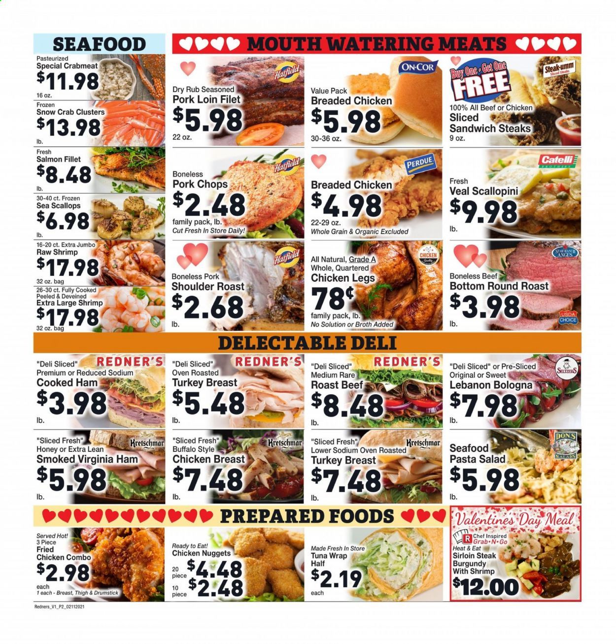 Redner's Markets Weekly Ad Flyer February 11 to February 17