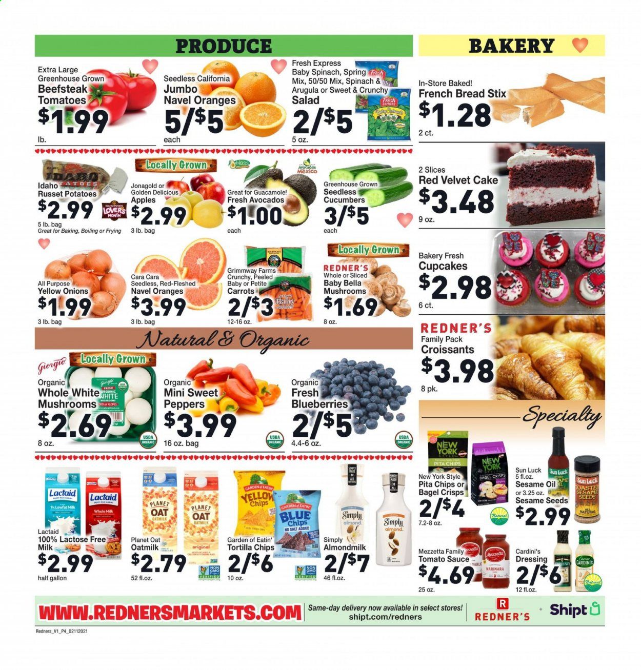 Redner's Markets Weekly Ad Flyer February 11 to February 17