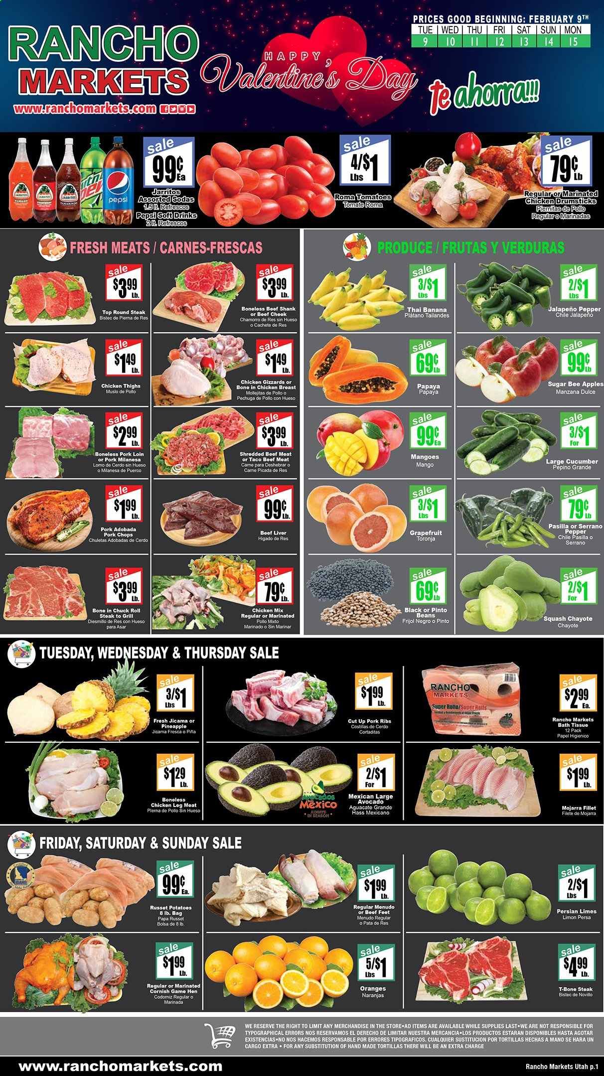 Rancho Markets Weekly Ad Flyer February 9 to February 15