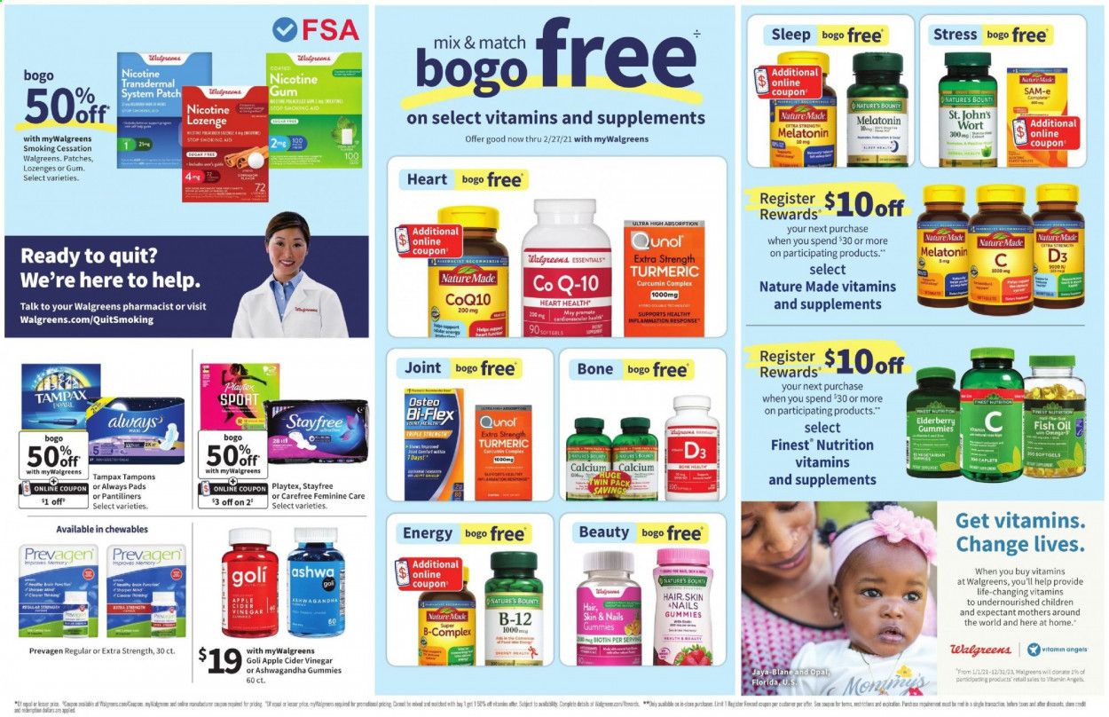 Walgreens Weekly Ad Flyer February 14 to February 20