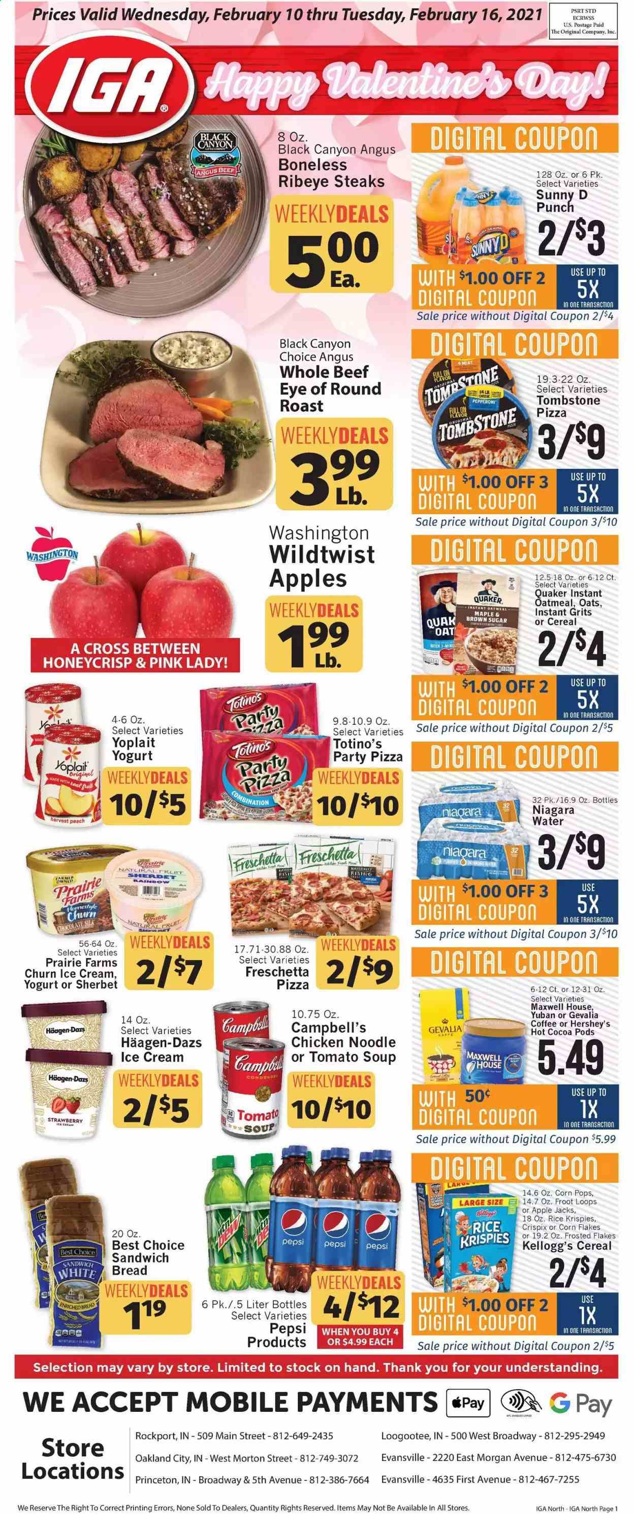IGA Weekly Ad Flyer February 10 to February 16