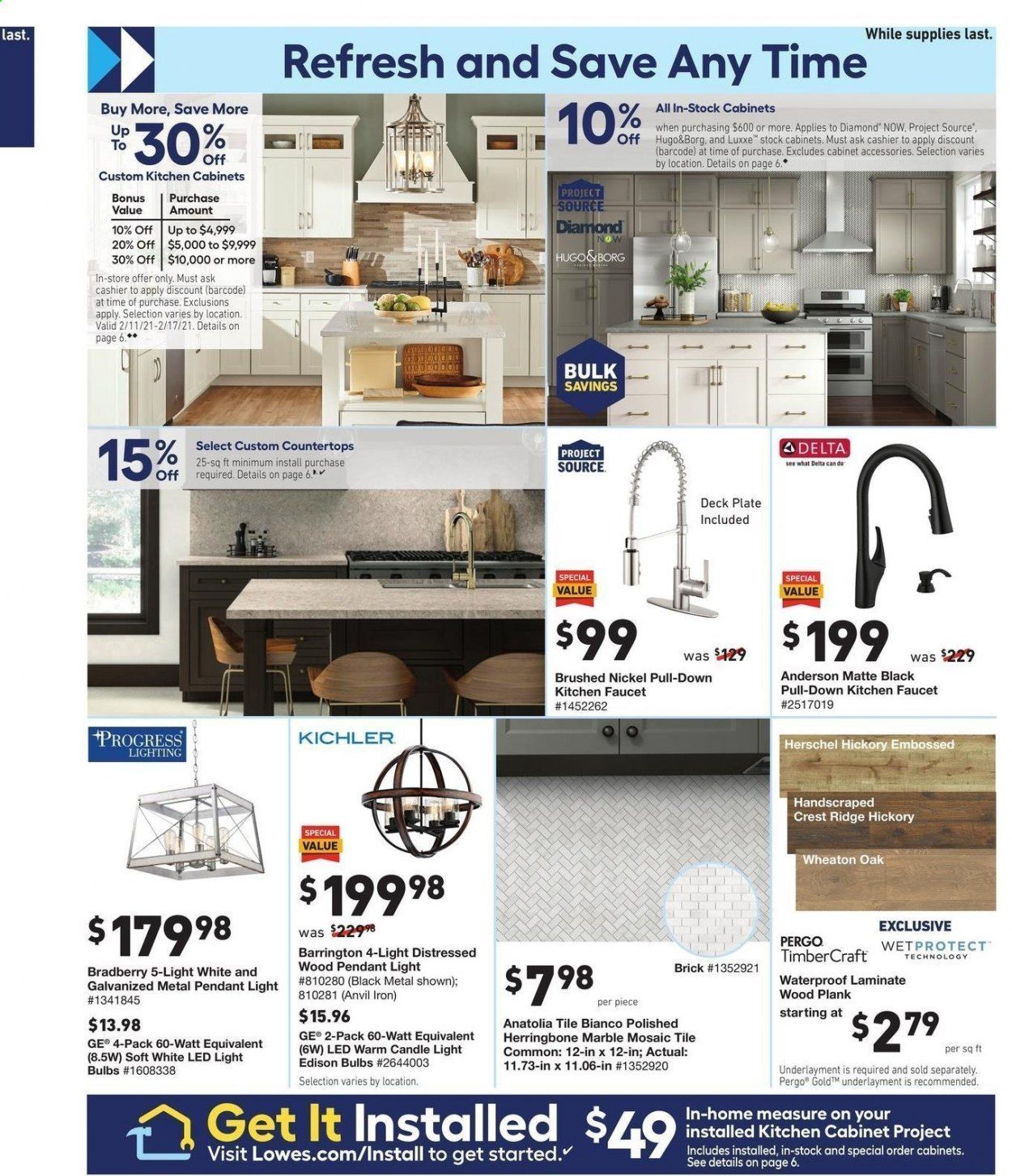 Lowe's Weekly Ad Flyer February 11 to February 17
