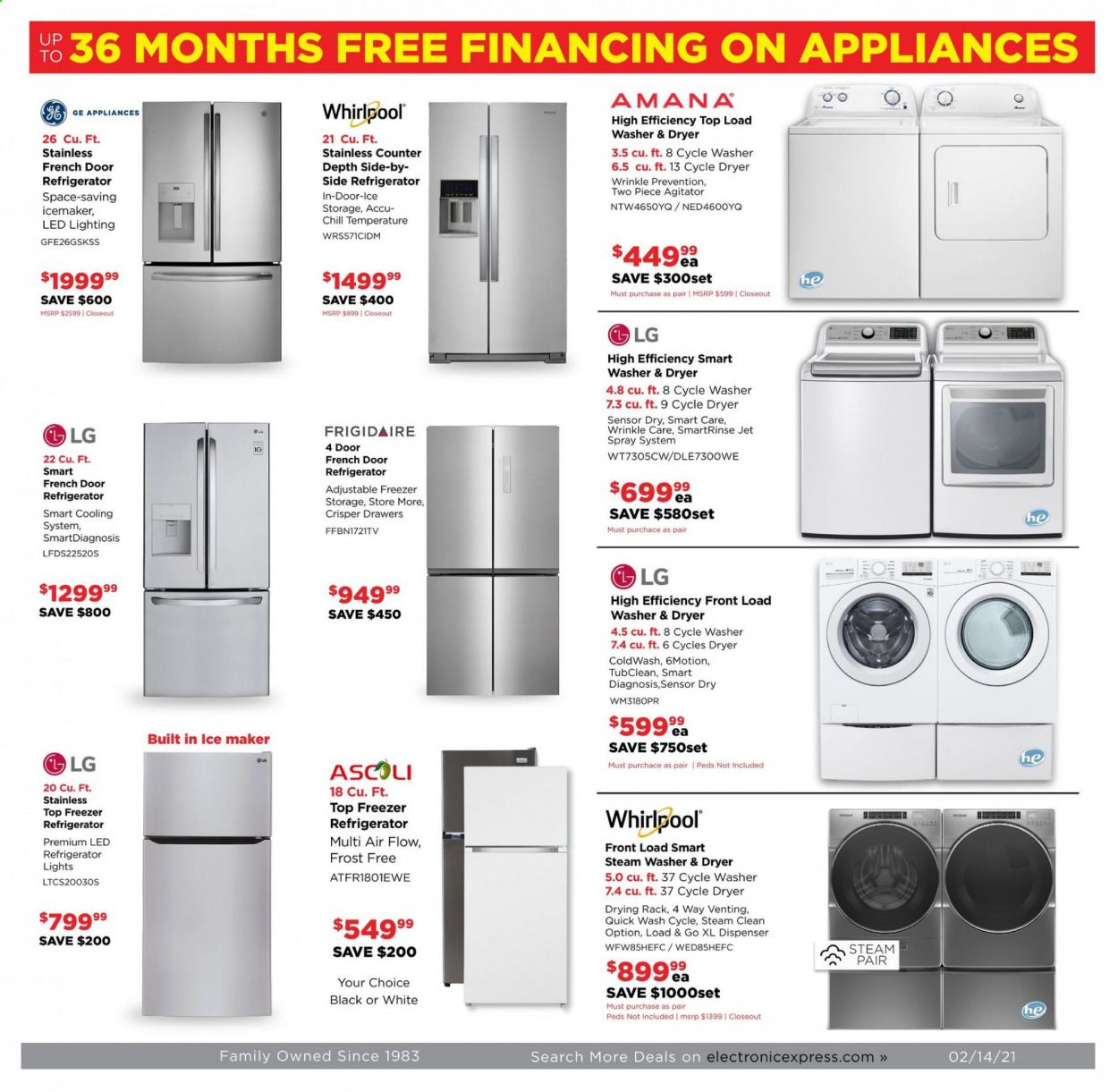 Electronic Express Weekly Ad Flyer February 14 to February 20