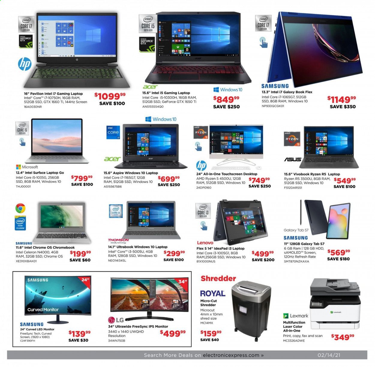 Electronic Express Weekly Ad Flyer February 14 to February 20