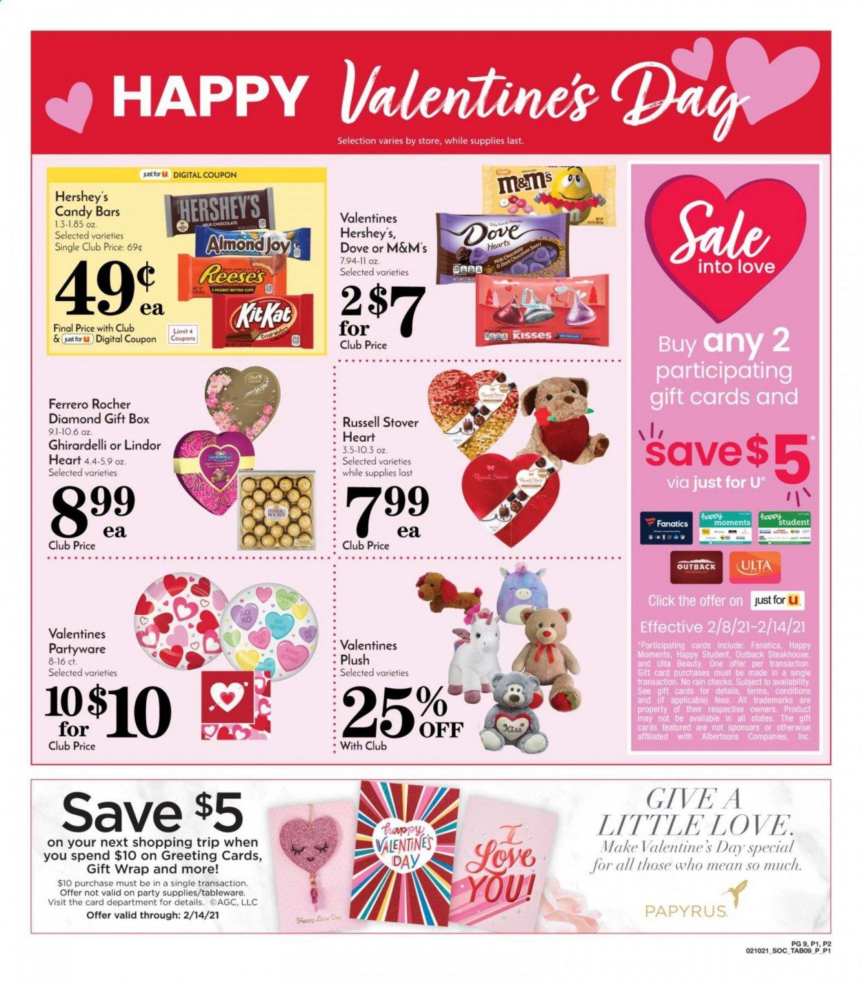 Pavilions (CA) Weekly Ad Flyer February 10 to February 16
