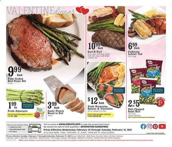 Coborn's (MN, SD) Weekly Ad Flyer February 10 to February 16