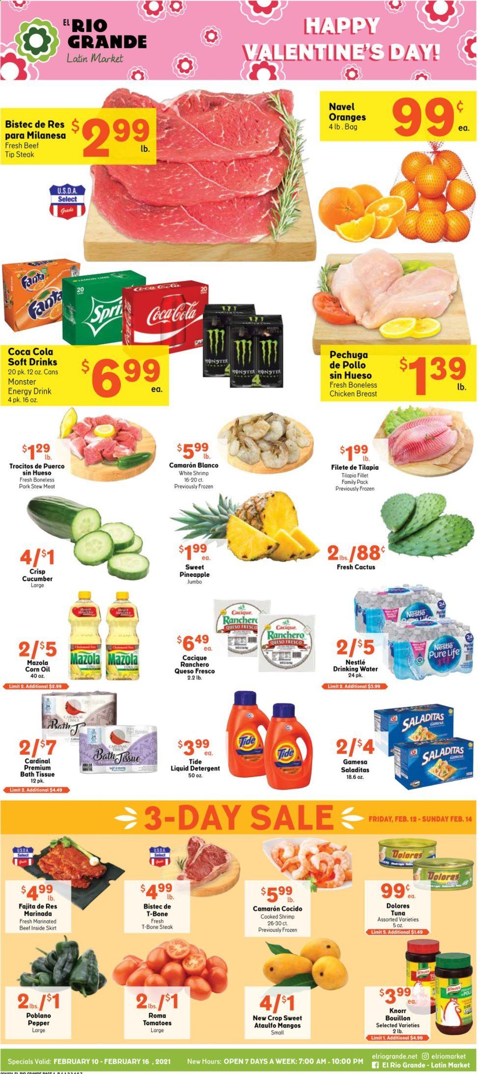 El Rio Grande (10, 21, 25, 30, 34, 53, 90) Weekly Ad Flyer February 10 to February 16