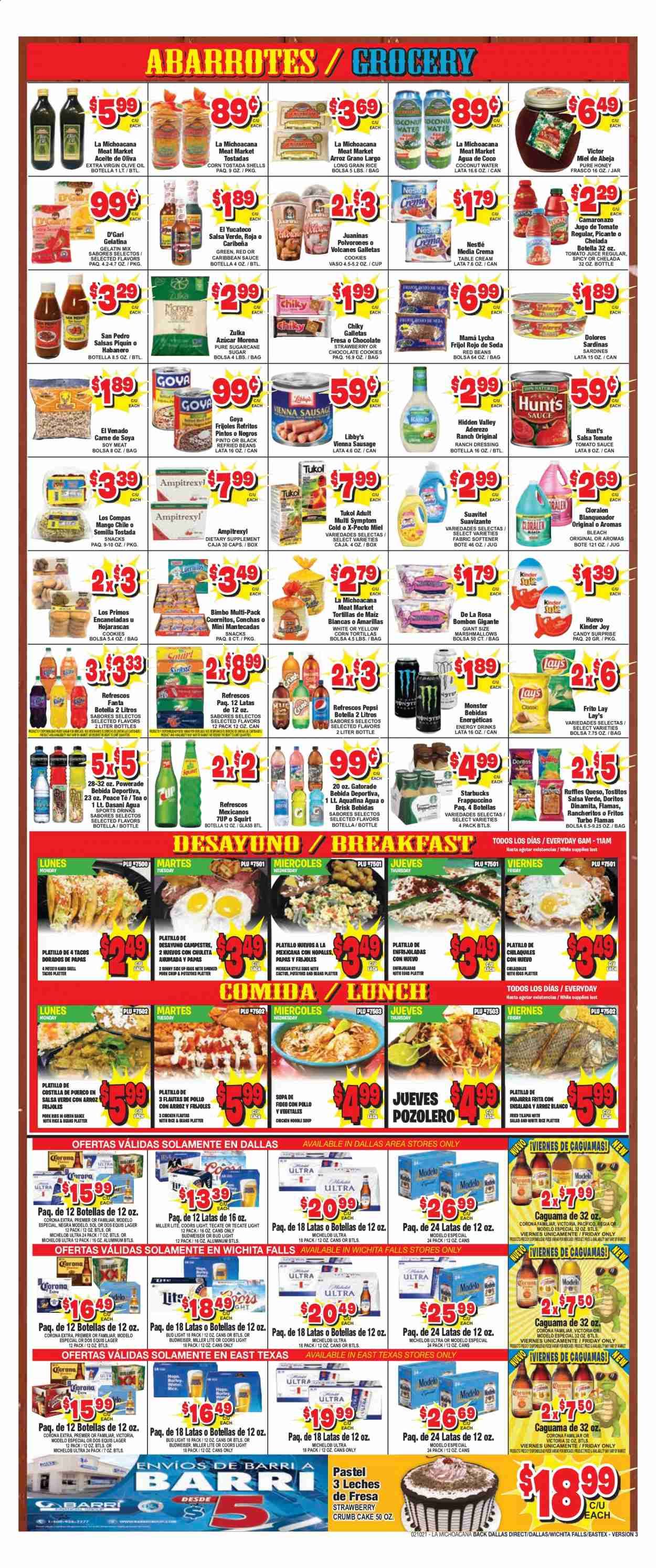 La Michoacana Meat Market (OK, TX) Weekly Ad Flyer February 10 to February 23