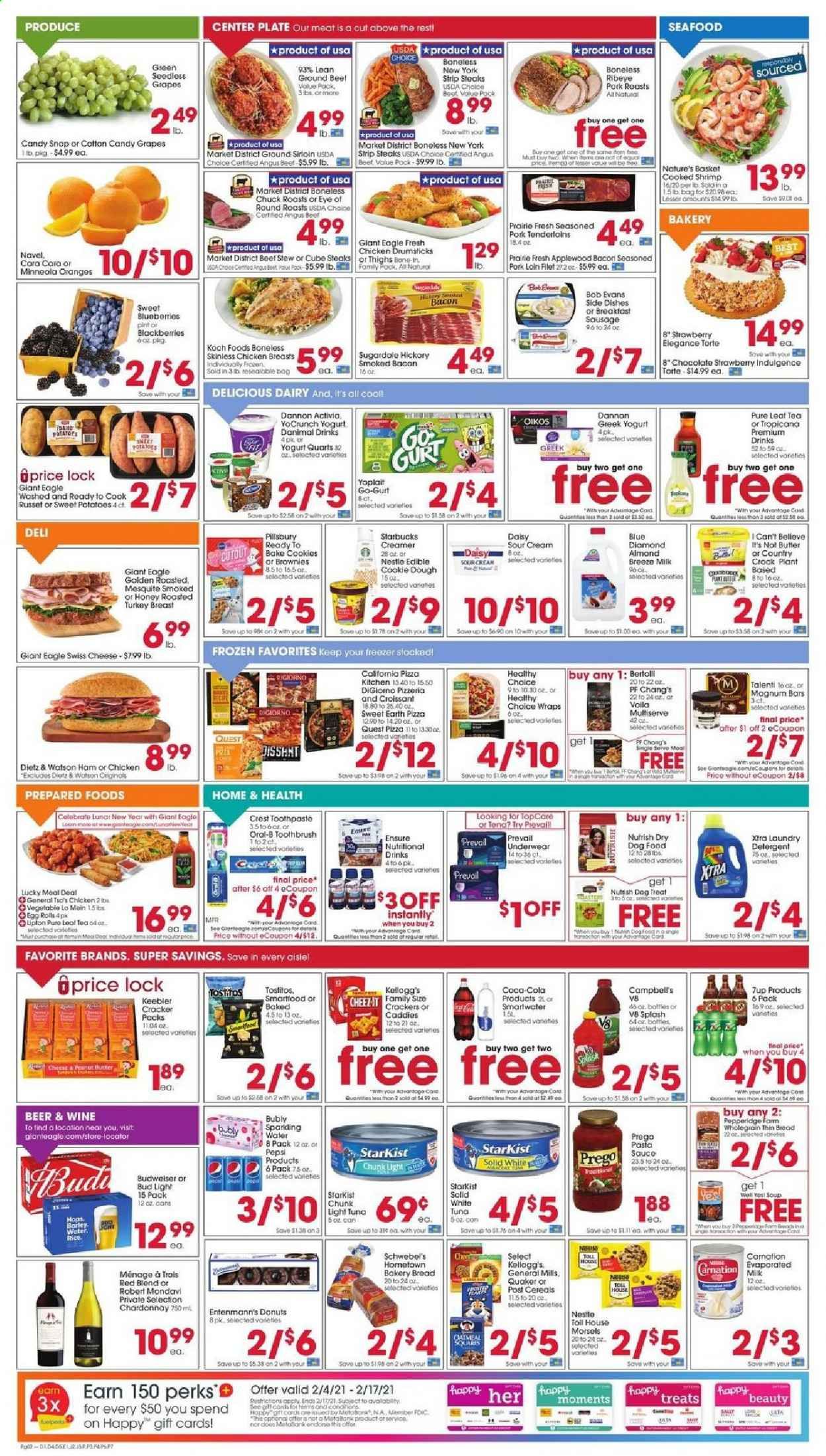 Giant Eagle (IN, MD, OH, PA, WV) Weekly Ad Flyer February 11 to February 17