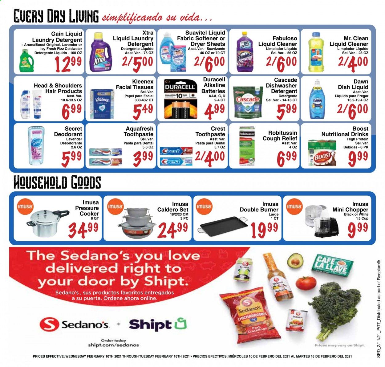 Sedano's (FL) Weekly Ad Flyer February 10 to February 16