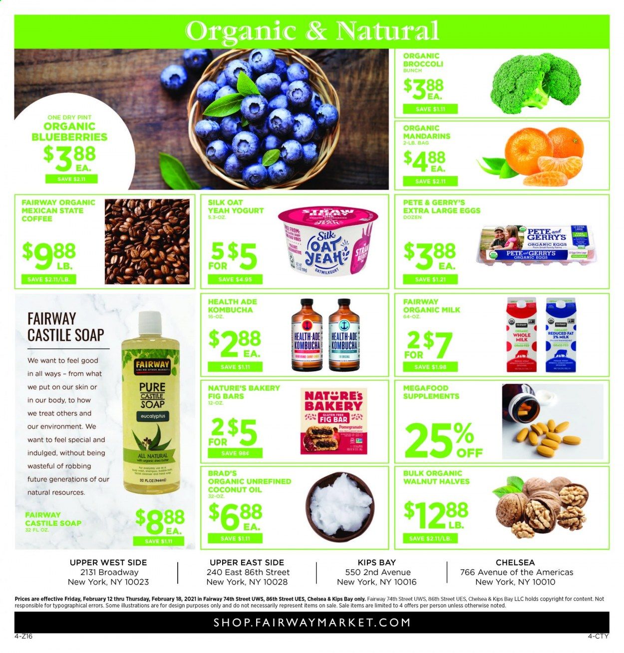 Fairway Market (CT, NJ, NY) Weekly Ad Flyer February 12 to February 18