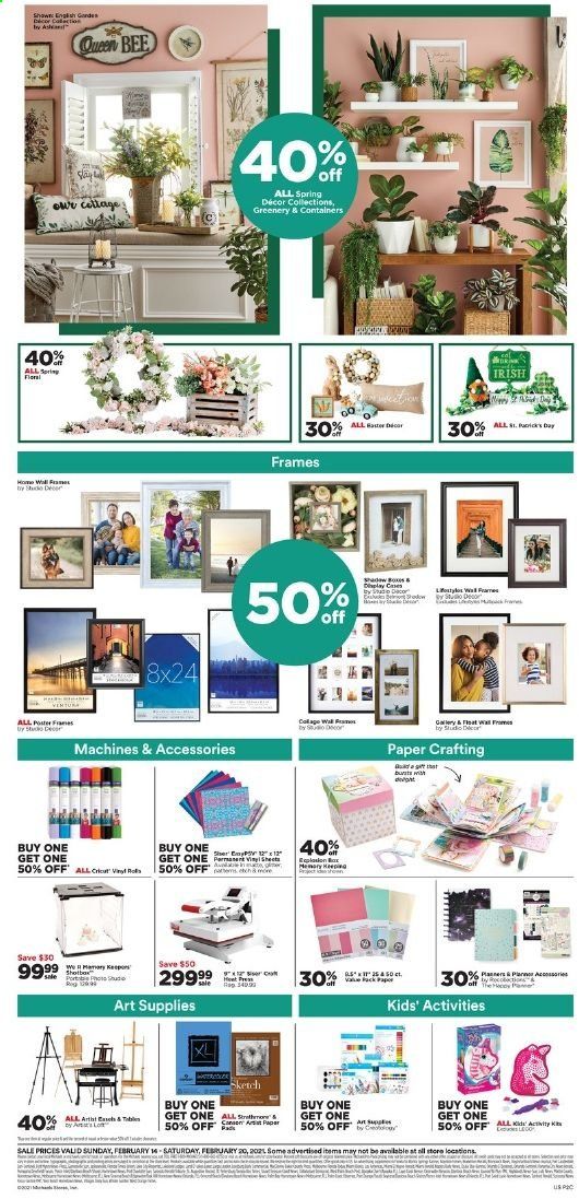 Michaels Weekly Ad Flyer February 14 to February 20