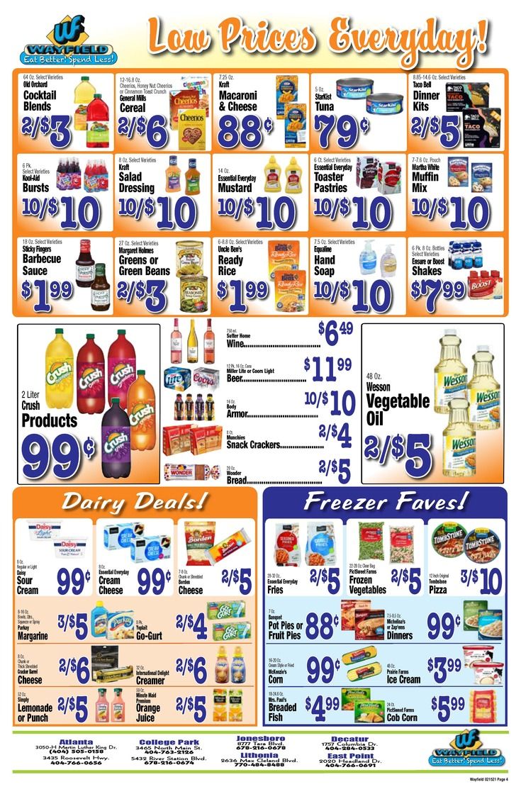 Wayfield Foods Weekly Ad Flyer February 15 to February 21, 2021