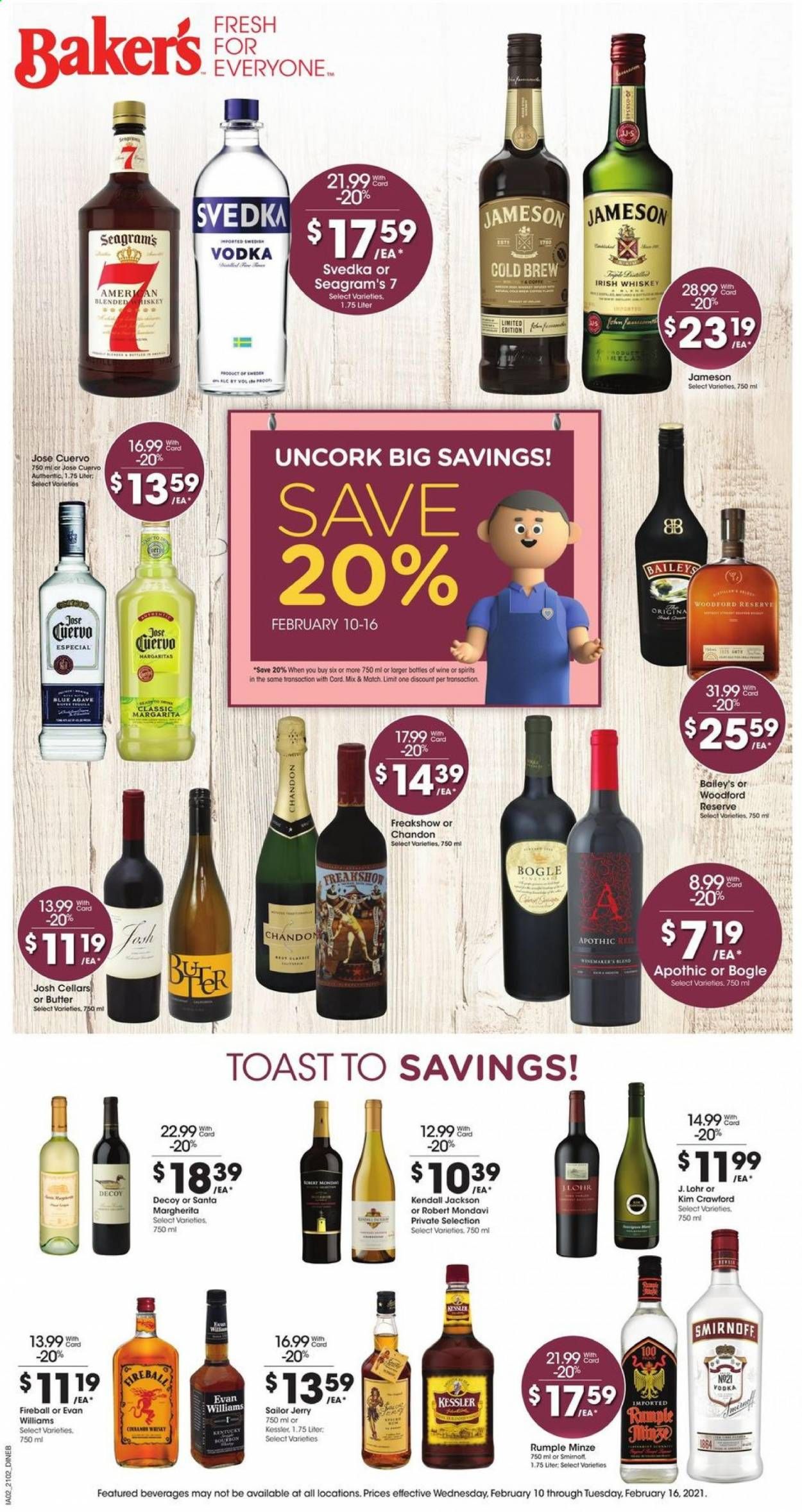 Baker's Weekly Ad Flyer February 10 to February 16