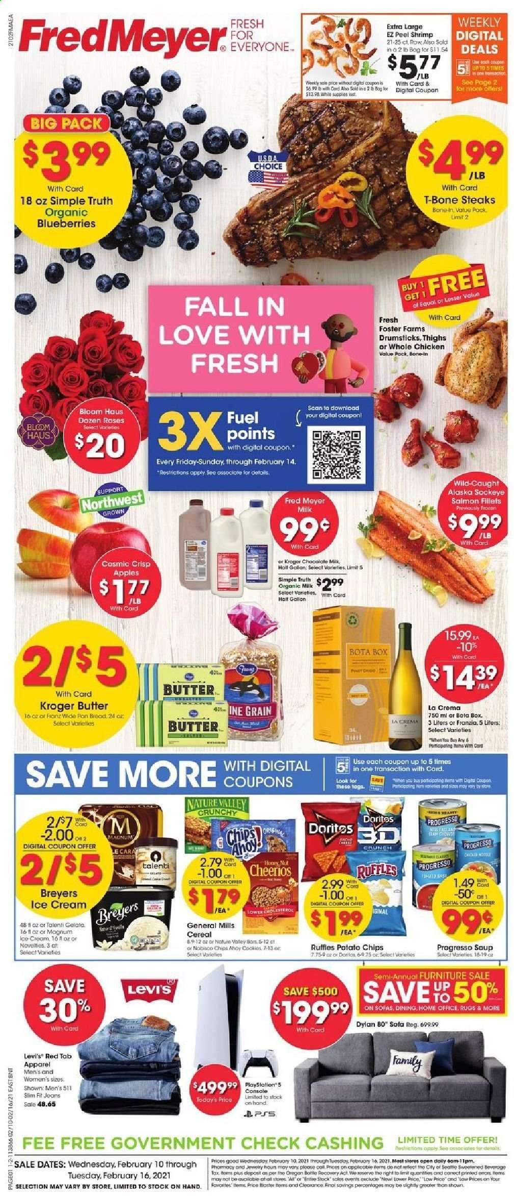 Fred Meyer (DC, DE, NJ, NY, PA, VA) Weekly Ad Flyer February 10 to February 16