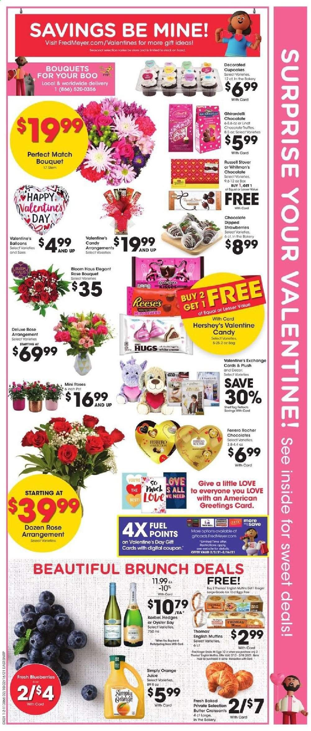 Fred Meyer (DC, DE, NJ, NY, PA, VA) Weekly Ad Flyer February 10 to February 16