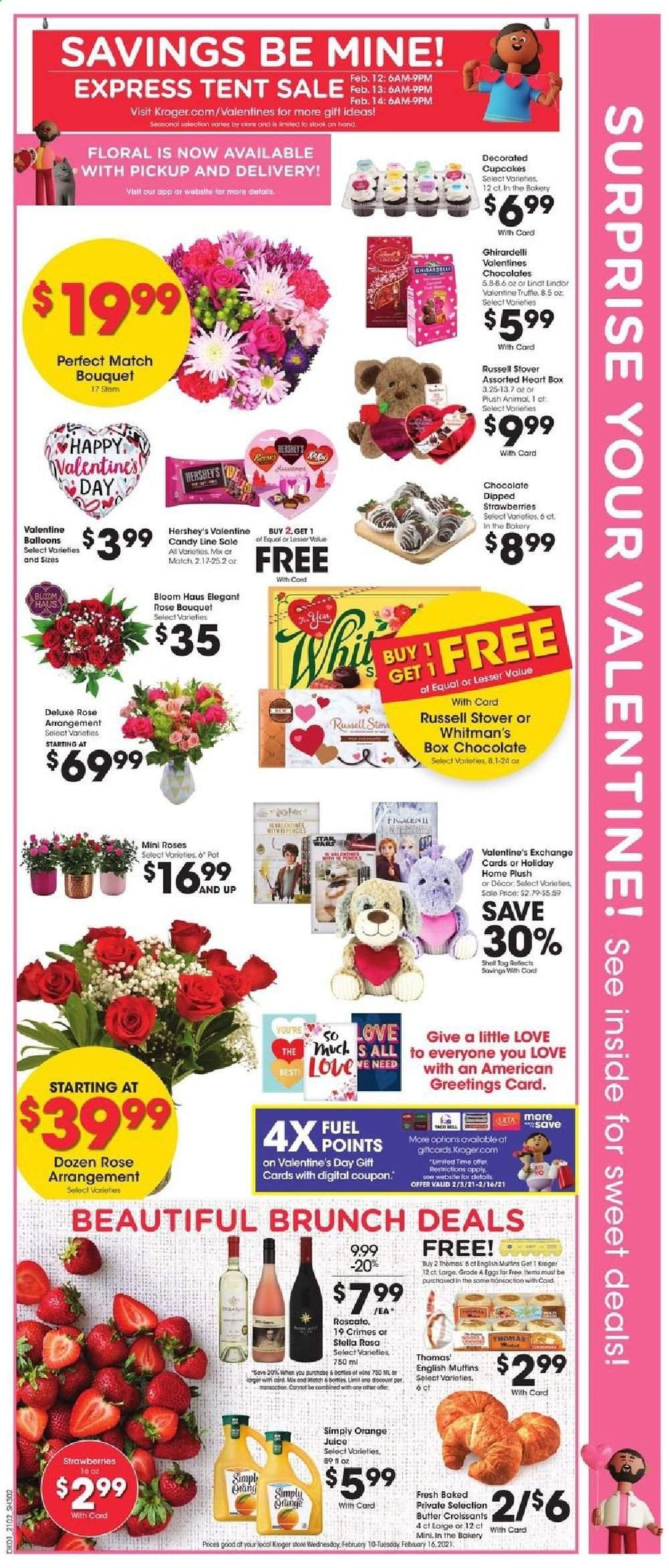 Kroger (GA, IL, LA, MI, OK, SC, TN, TX, VA) Weekly Ad Flyer February 10 to February 16