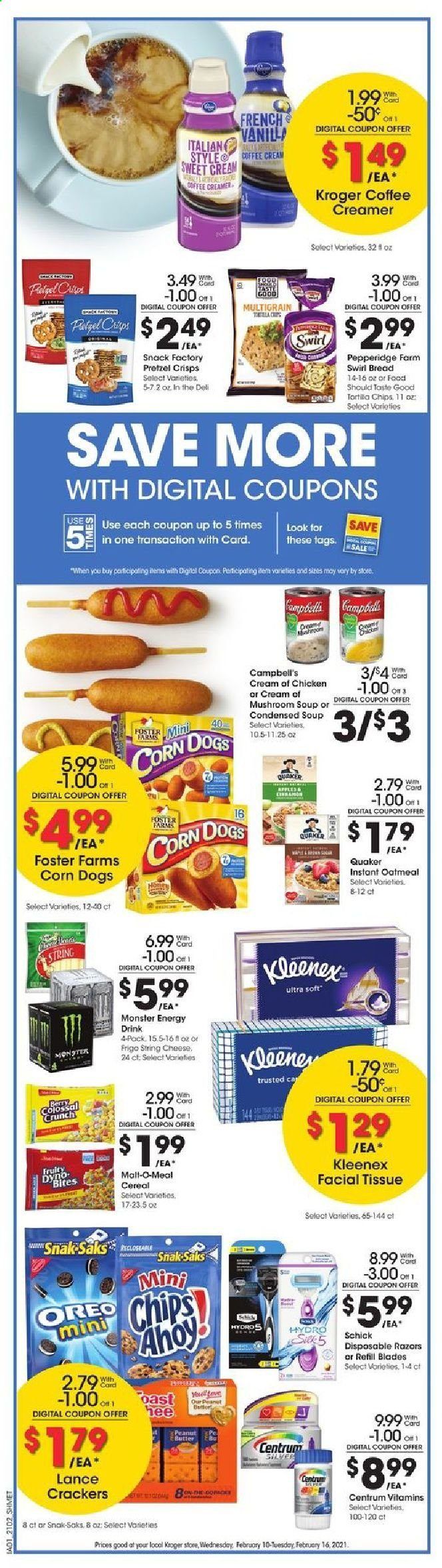 Kroger (GA, IL, LA, MI, OK, SC, TN, TX, VA) Weekly Ad Flyer February 10 to February 16