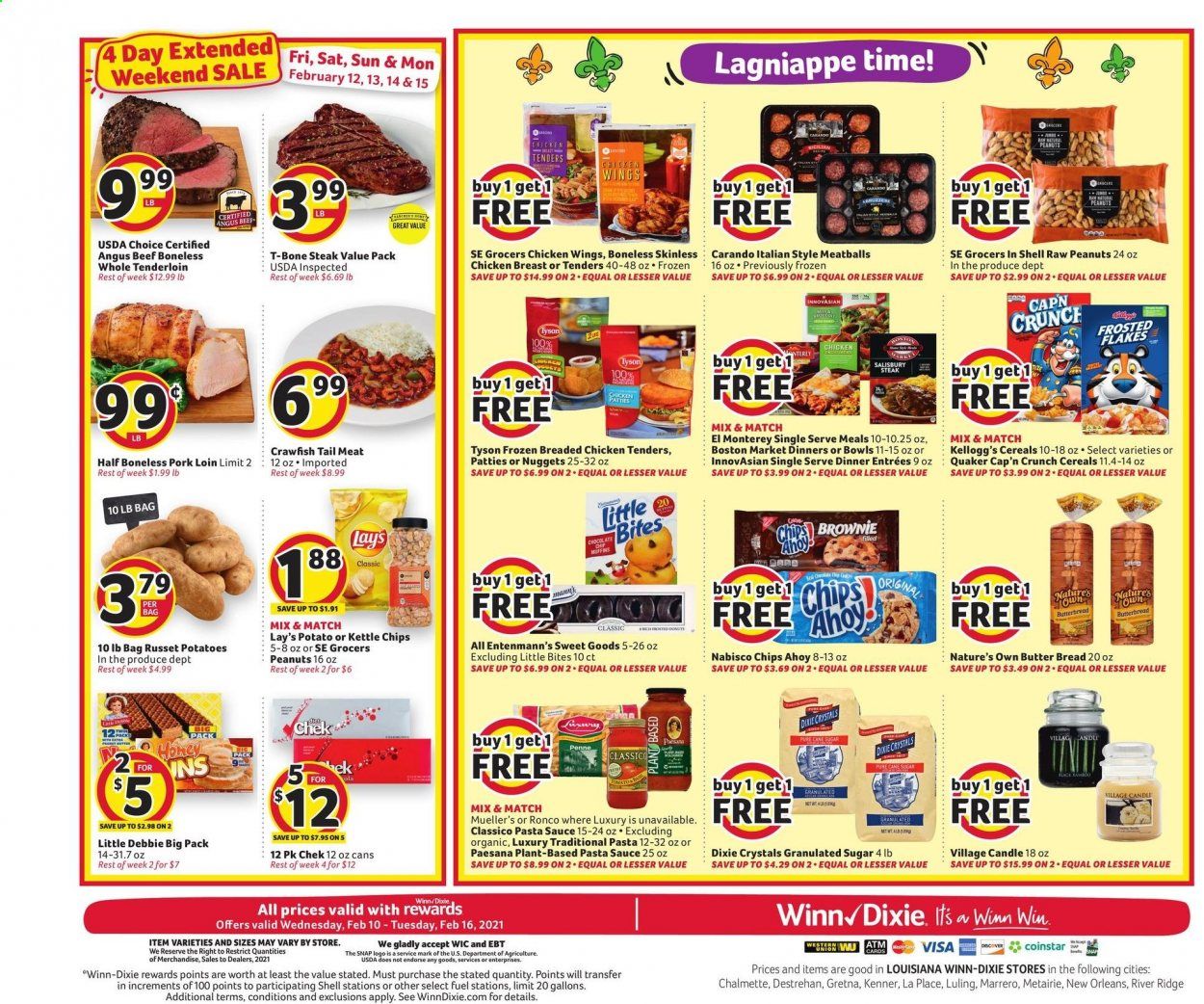 Winn Dixie (AL, FL, GA, LA, MS) Weekly Ad Flyer February 10 to February 16