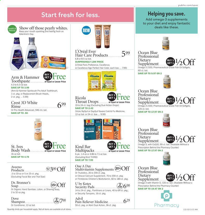 Publix (AL, FL, GA, NC, SC, TN, VA) Weekly Ad Flyer February 11 to February 17